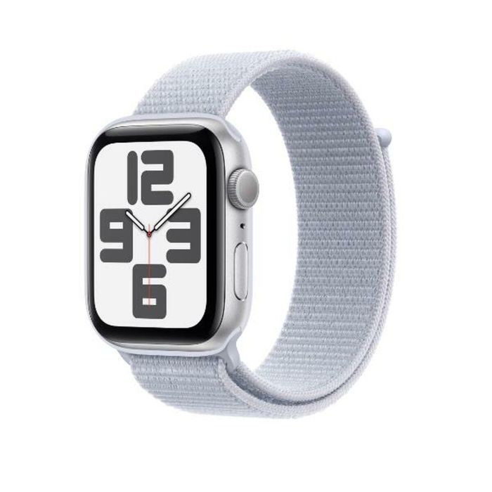 Apple Watch SE 3rd V2/ GPS/ 44mm/ Caja de Aluminio/ Correa Loop Deportiva Azul Nube