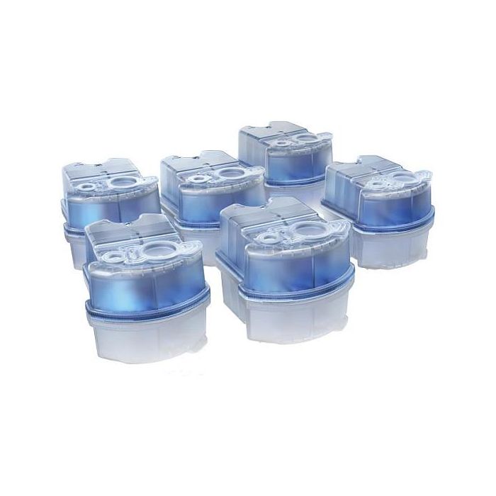 Braun CCR6 Clean & Renew Cartucho de limpieza, Recambios para estación SmartCare, Paquete de 6