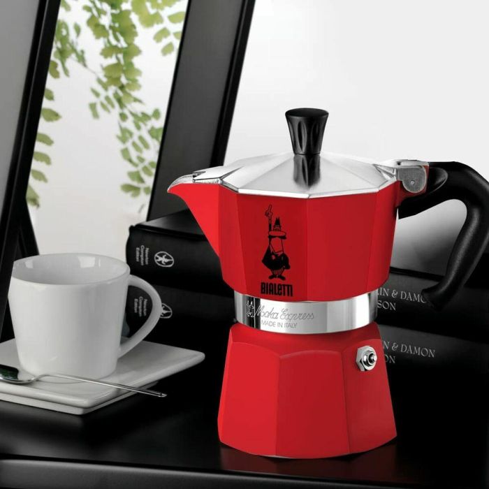 Cafetera Italiana Bialetti 0004943/NP Rojo 6 Tazas 6