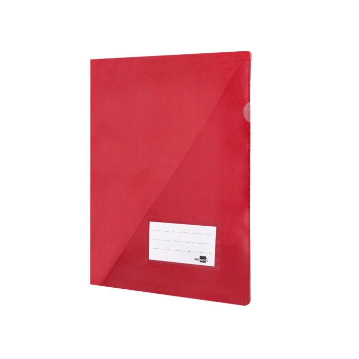 Liderpapel Dossier Carpeta A4 Uñero Color Rojo Polipropileno 180 Micras 2
