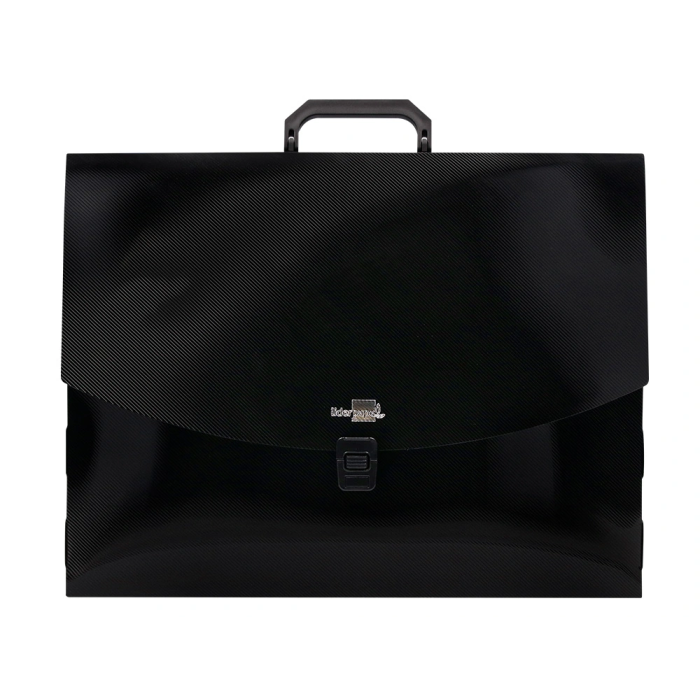 Liderpapel Carpeta Portadocumentos Polipropileno DIN A3 con Asa y Broche Negro 35mm Lomo 3 Liderpapel Carpeta Portadocumentos Polipropileno DIN A3 con Asa y Broche Negro 35mm Lomo 3