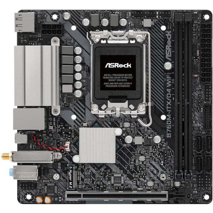ASROCK B760M ITX/D4 Placa Base Intel LGA 1700 DDR4 Mini-ITX con WiFi 1 ASROCK B760M ITX/D4 Placa Base Intel LGA 1700 DDR4 Mini-ITX con WiFi 1