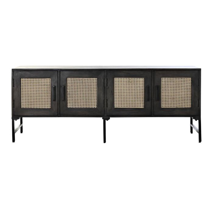 Aparador DKD Home Decor Marrón Ratán Madera de mango 155 x 40 x 61,5 cm 2