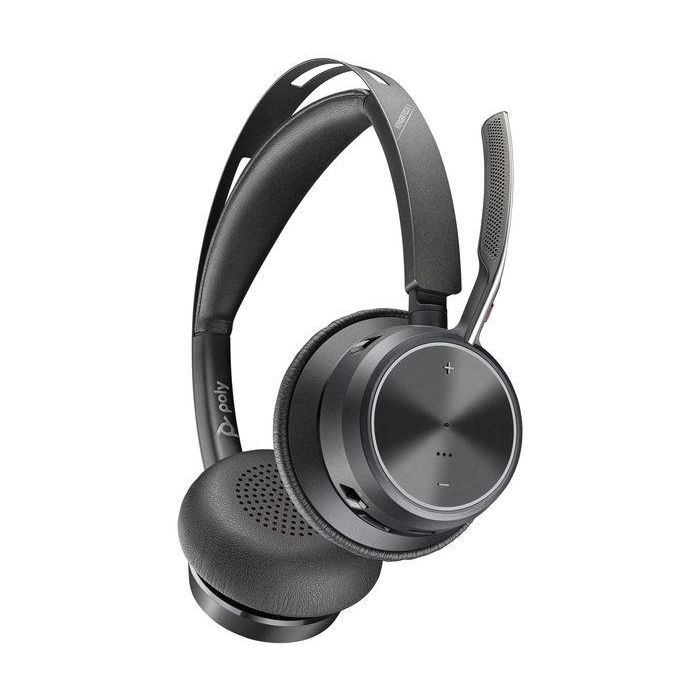 HP Poly VFOCUS2 USB-A Headset with charge stand 6