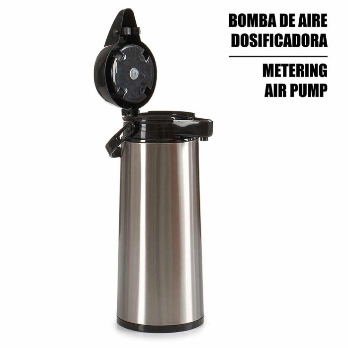 Termo con Grifo Kinvara Acero Inoxidable 1,9L - 17x35,5x13 cm (4 Unidades) 3 Termo con Grifo Kinvara Acero Inoxidable 1,9L - 17x35,5x13 cm (4 Unidades) 3