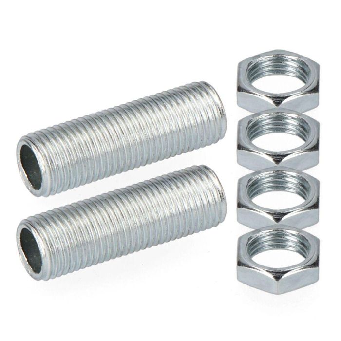 Edm Rosca y Tuerca 30 mm con 4 Tuercas Métricas 10/100 Acero Metal Envasadas Edm Rosca y Tuerca 30 mm con 4 Tuercas Métricas 10/100 Acero Metal Envasadas