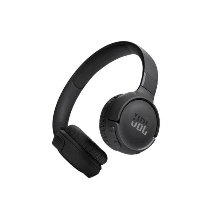JBL Tune 520BT BK Auriculares Inalámbricos Supraaurales con Micrófono y Bluetooth 5.3, Sonido Pure Bass, 57h Batería, Negros