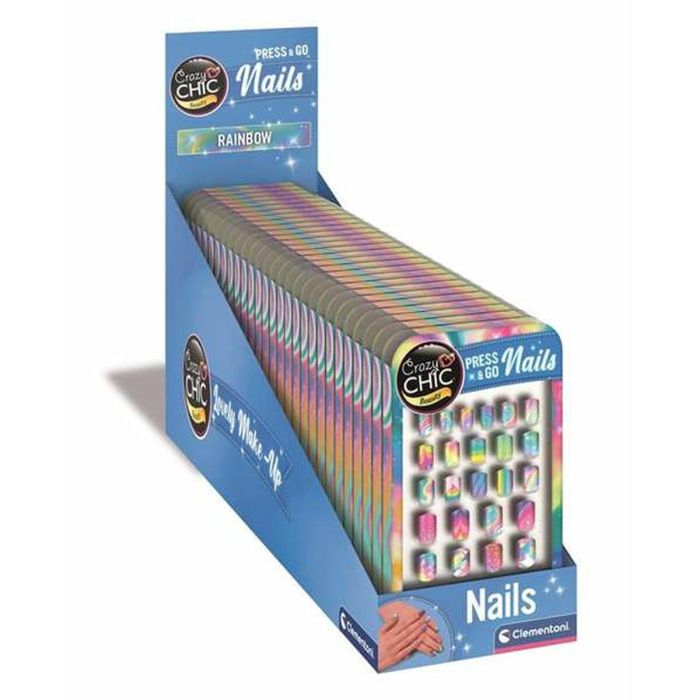 Clementoni Press & Go Nails - Rainbow Display para Niñas, Uñas Postizas Adhesivas, A partir de 6 Años 4 Clementoni Press & Go Nails - Rainbow Display para Niñas, Uñas Postizas Adhesivas, A partir de 6 Años 4