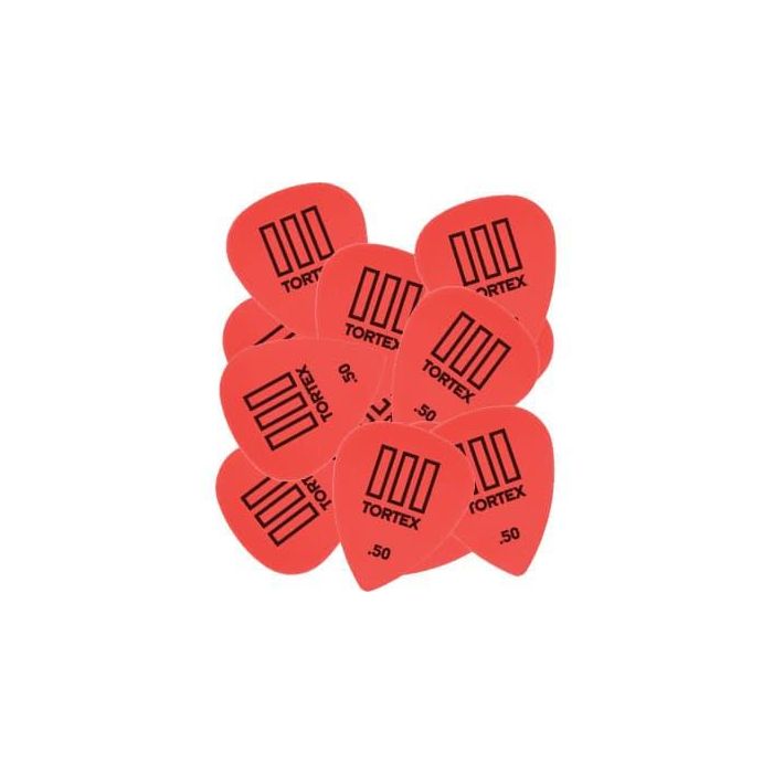Dunlop Pack 12 Unidades Tortex / Tiii - 0,50Mm Púas para Guitarra