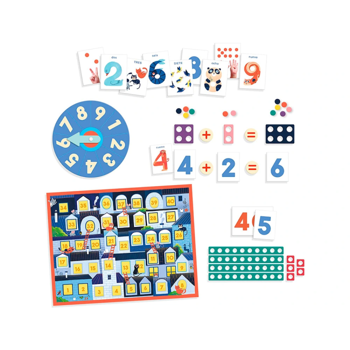 Diset Juego Didáctico Aprendo en Positivo Los Números 2