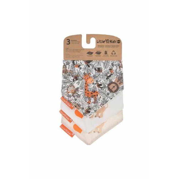 Set de Baberos Jungle 42 x 16 cm 3 Piezas Set de Baberos Jungle 42 x 16 cm 3 Piezas