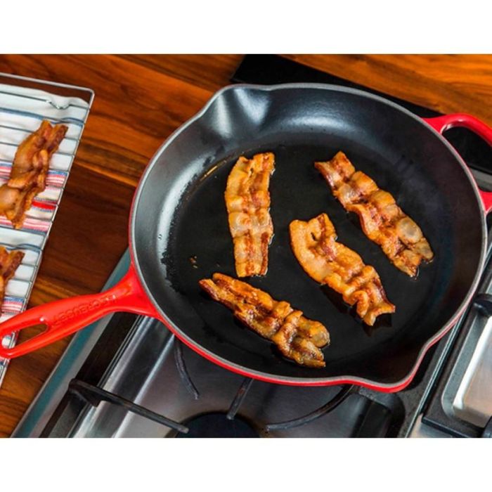 Le Creuset Brat- und Servierpfanne Gusseisen Ofenrot 23 cm 2
