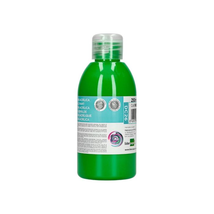 Pintura Acrilica Liderpapel Bote De 250 mL Verde 3