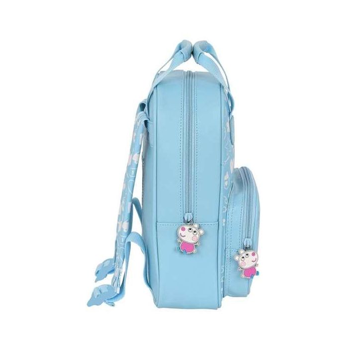 Mochila Infantil Peppa Pig Baby Azul claro (20 x 28 x 8 cm) 5 Mochila Infantil Peppa Pig Baby Azul claro (20 x 28 x 8 cm) 5