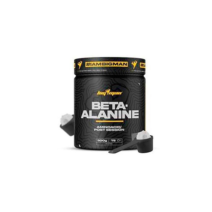 BIGMAN Beta Alanina 300g Neutro para Entrenamientos - Complemento Alimenticio Post Entrenamiento