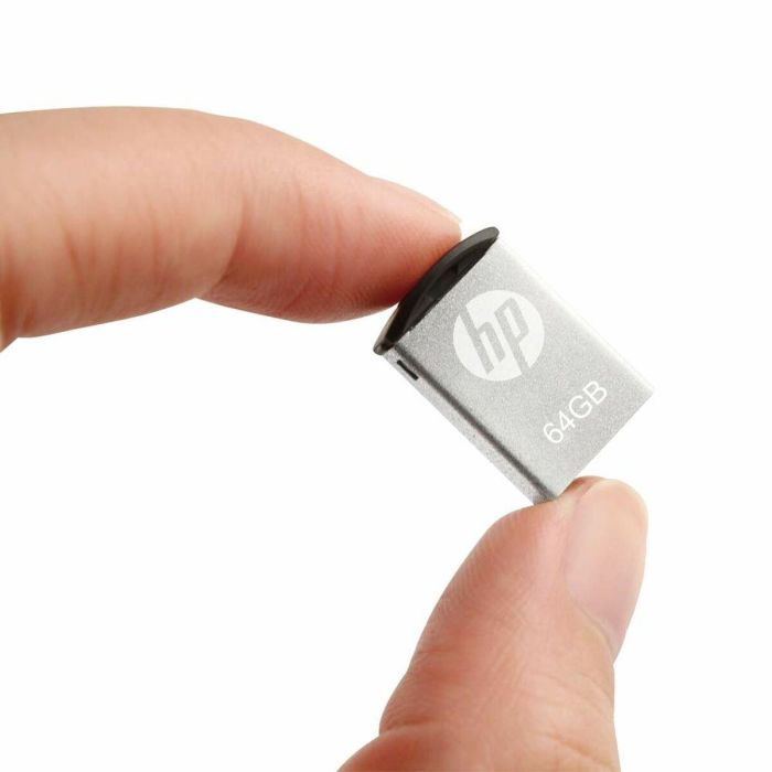 Memoria USB HP HPFD222W-64 Plateado Metal 64 GB 3 Memoria USB HP HPFD222W-64 Plateado Metal 64 GB 3