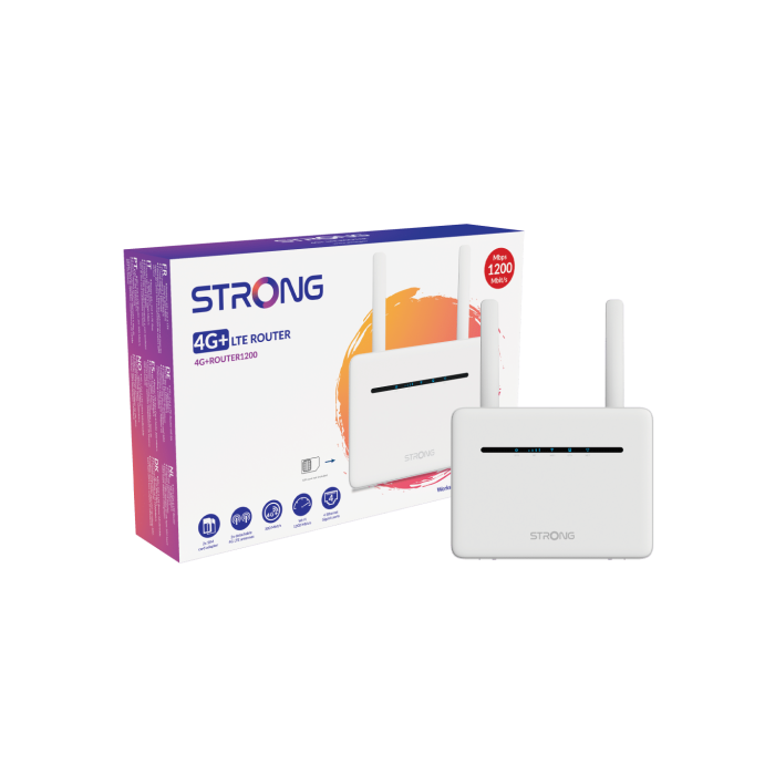 Strong 4G+ROUTER1200 Router de Red Móvil 4G+ Doble Banda AC1200 con Velocidad de Descarga LTE de 300 Mbps 5
