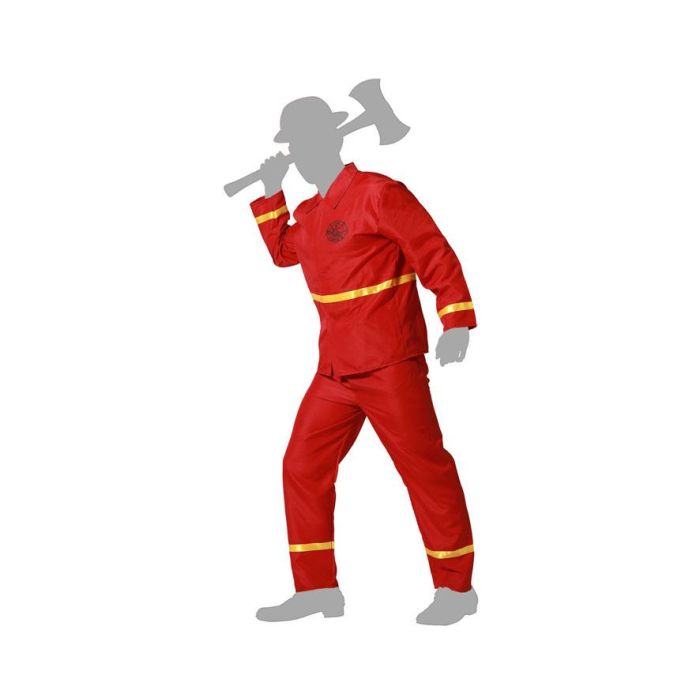 Disfraz Bombero Hombre Adulto XS-S 4 Disfraz Bombero Hombre Adulto XS-S 4