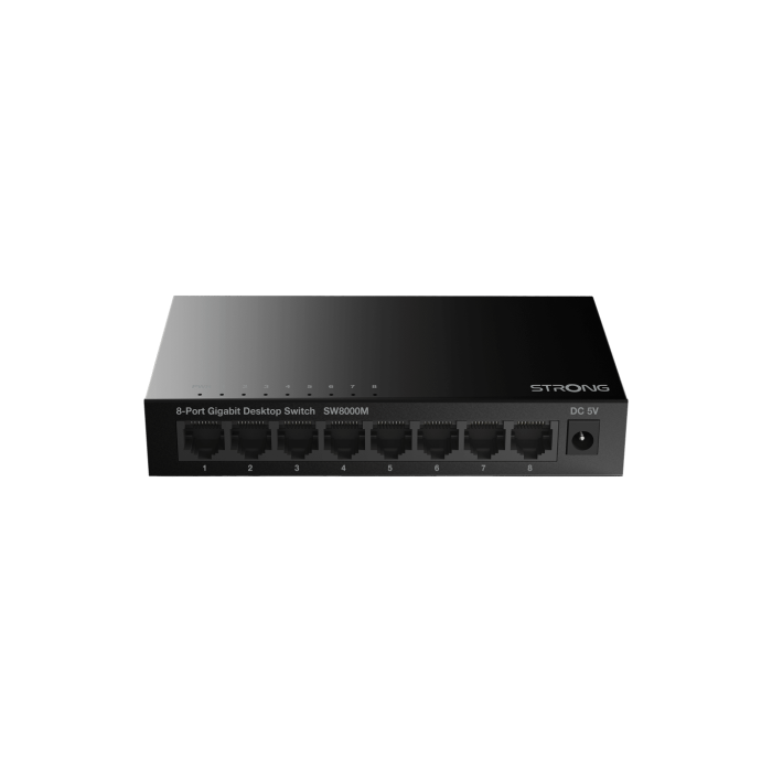 Strong SW8000M switch Gigabit Ethernet (10/100/1000) Negro 1