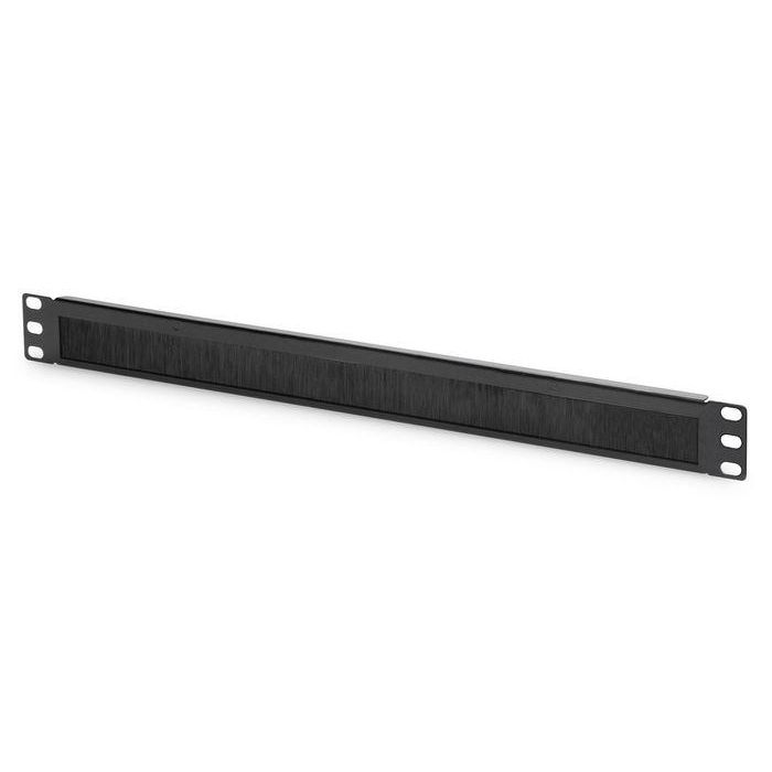 Digitus 1U cable brush management panel open brush, color black (RAL 9005) Digitus 1U cable brush management panel open brush, color black (RAL 9005)