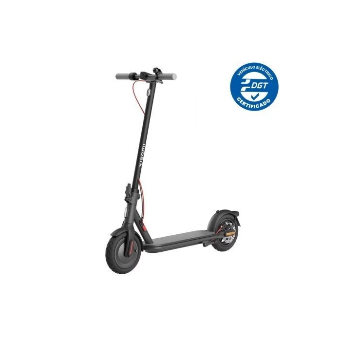 Xiaomi Patinete Eléctrico Scooter 4 BHR7128EU | Motor 600W | Ruedas 10" | 25km/h | Autonomía 35km | Negro