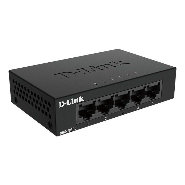 Switch de Sobremesa D-Link DGS-105GL 4 Switch de Sobremesa D-Link DGS-105GL 4