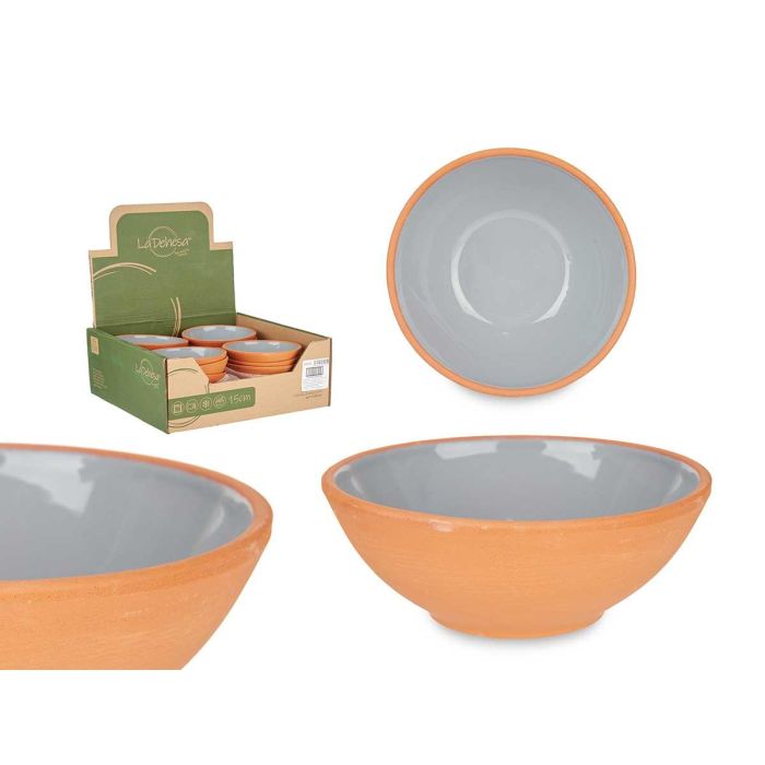Bowl Barro Redondo 15Cm Gris La Dehesa (20 Unidades) Bowl Barro Redondo 15Cm Gris La Dehesa (20 Unidades)