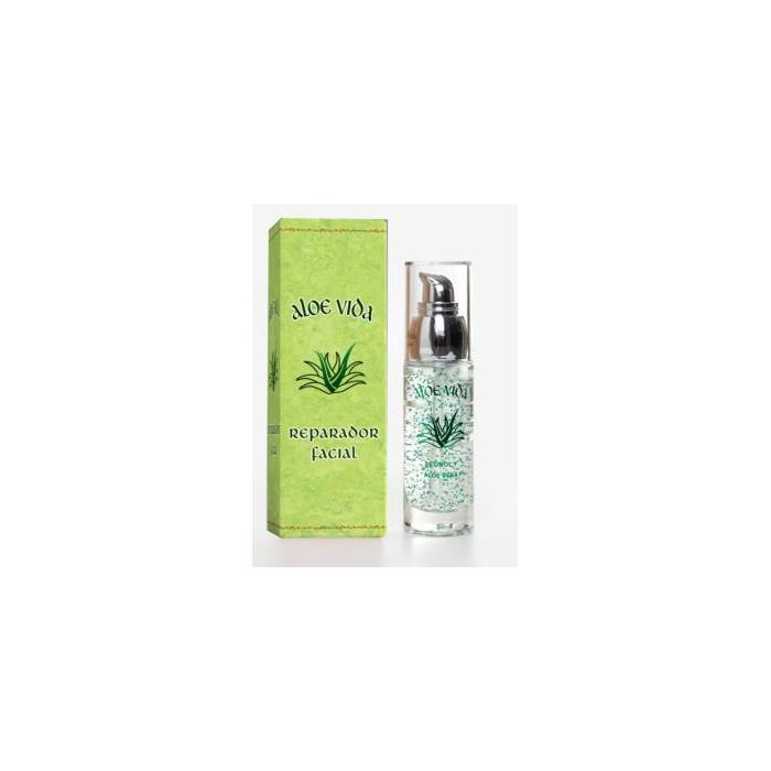 ALOE VIDA Reparador Facial con Retinol, Vitaminas A y E, y Aloe Vera 100% puro para líneas de expresión y efecto lifting 30 ml