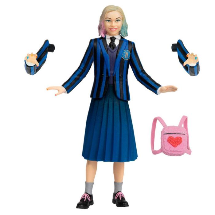 Mezco Toyz Pack 2 Figuras Coleccionables de Wednesday y Enid (Serie de Netflix Wednesday), 9.5 cm Articuladas y con Accesorios. 2