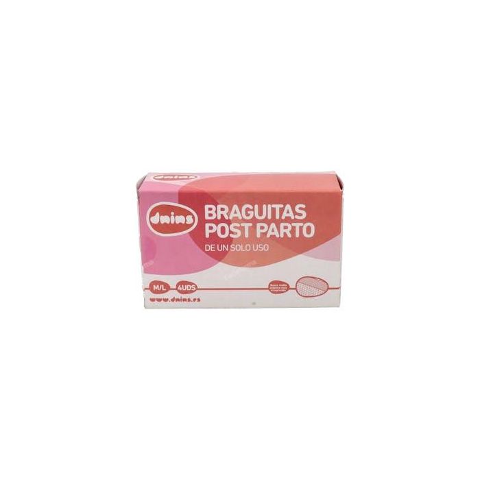 Dnins Braga Desechable Post Parto Malla Elast T/M-L 4 Un Dnins Braga Desechable Post Parto Malla Elast T/M-L 4 Un