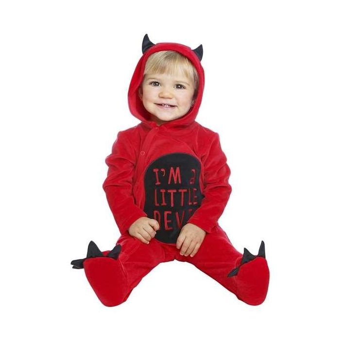My Other Me Disfraz Diablillo Bebé Cotton 7-12 Meses 100% Algodón 1