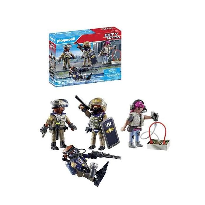 Figuras fuerzas especiales. playmobil city action 1 Figuras fuerzas especiales. playmobil city action 1