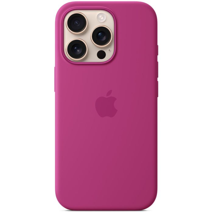 Apple Funda de silicona con MagSafe para iPhone 16 Pro - Fucsia 0 Apple Funda de silicona con MagSafe para iPhone 16 Pro - Fucsia 0