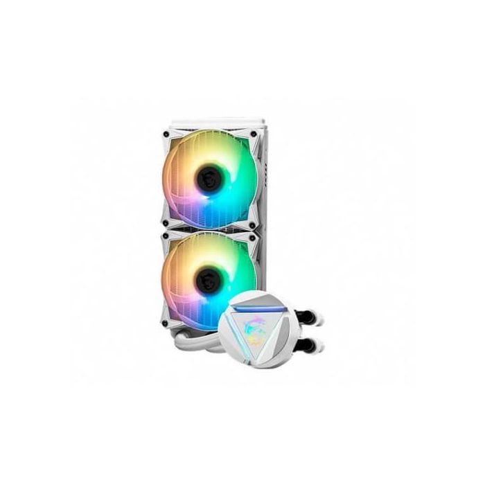 MSI MAG CORELIQUID 240R Kit Refrigeración Líquida AIO ARGB, Bomba en Radiador, 2x120mm, Bloque Rotable, Blanco, Compatible Intel/AMD 2 MSI MAG CORELIQUID 240R Kit Refrigeración Líquida AIO ARGB, Bomba en Radiador, 2x120mm, Bloque Rotable, Blanco, Compatible Intel/AMD 2