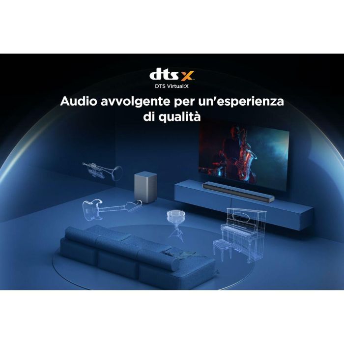 Barra de Sonido TCL S55HE Negro 40 W 60 W 9