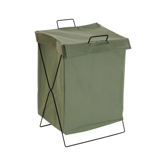 Cesto para la Ropa Sucia Versa Verde Poliéster Metal Polietileno 35 X 48 X 30 CM 1 Cesto para la Ropa Sucia Versa Verde Poliéster Metal Polietileno 35 X 48 X 30 CM 1