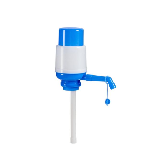 Bomba de Agua Manual Leknes 17x64x9 cm - Azul/Blanco, Apto para Botellas hasta 10000 ml (18 Unidades) 1 Bomba de Agua Manual Leknes 17x64x9 cm - Azul/Blanco, Apto para Botellas hasta 10000 ml (18 Unidades) 1