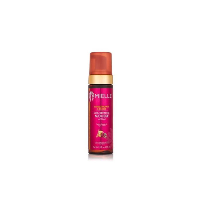 Mielle Pomegranate & Honey Curl Defining Mousse con Fijación para Cabello Tipo 4 Hidratante 222ML