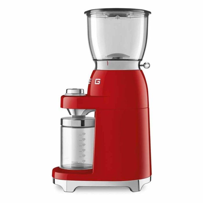 Molinillo Eléctrico Smeg CGF11RDEU Rojo Transparente 150 W 350 g 1 Molinillo Eléctrico Smeg CGF11RDEU Rojo Transparente 150 W 350 g 1