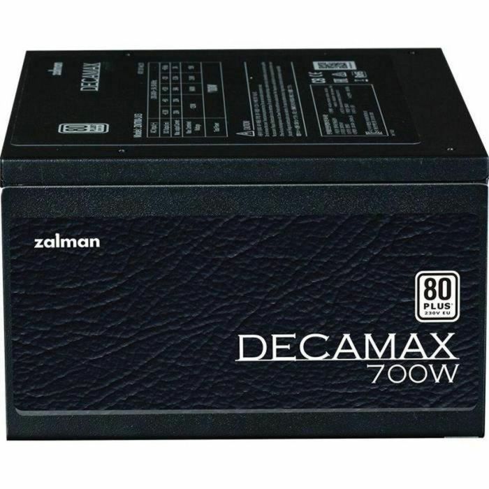 Zalman Decamax Fuente Alimentación PC 700W ATX 80 PLUS Negro con Ventilador 12cm 0 Zalman Decamax Fuente Alimentación PC 700W ATX 80 PLUS Negro con Ventilador 12cm 0