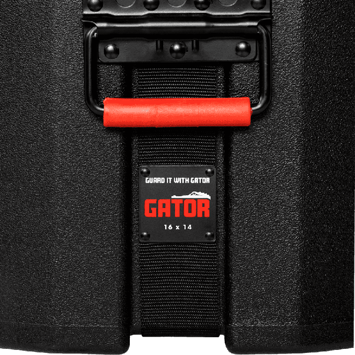 Gator Estuche para Tom Base 16" x 14" GC-1614 con Interior de Terciopelo 4
