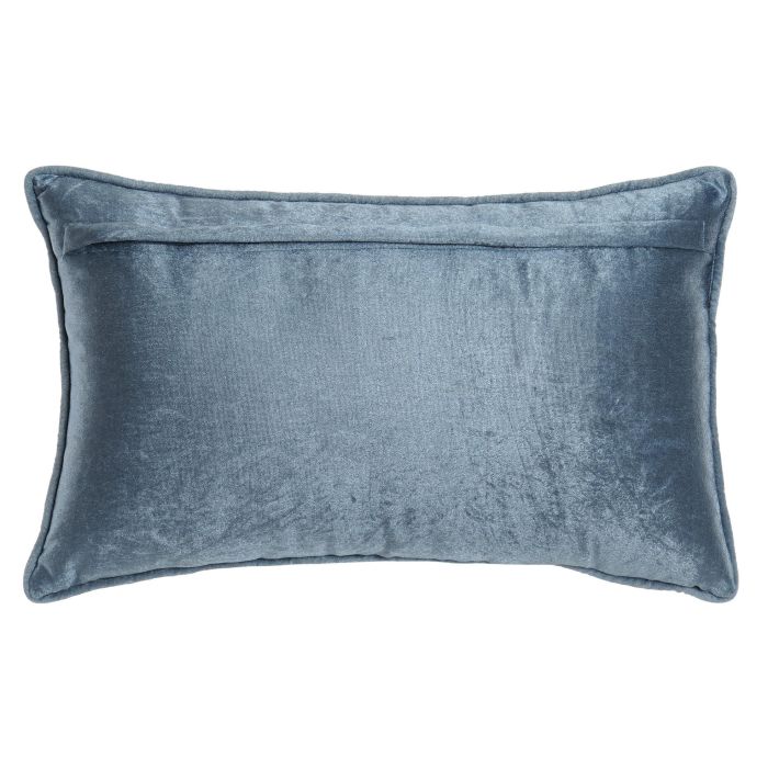 DKD Home Decor Cojín Neoclásico Azul Dorado 10 x 30 x 50 cm 1