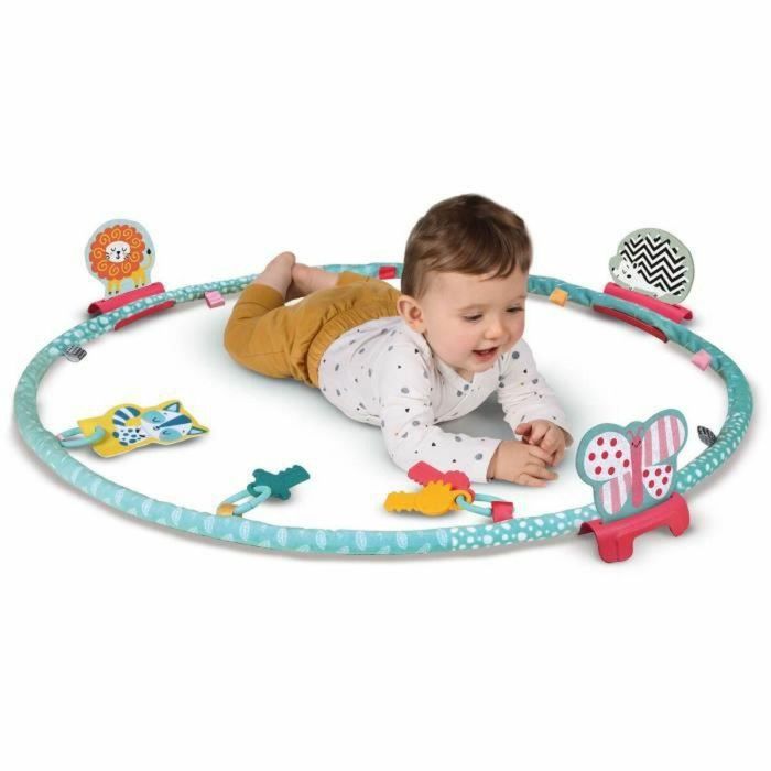 SES Creative Aro de Actividad Sensorial Infantil para Bebés desde 1 Mes, Tela Suave, 9 Anillos de Actividades Interconectables 3 SES Creative Aro de Actividad Sensorial Infantil para Bebés desde 1 Mes, Tela Suave, 9 Anillos de Actividades Interconectables 3