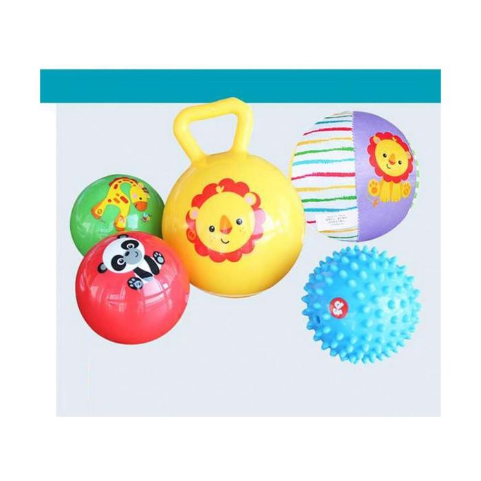 Set 5 pelotas entrenamiento fisher-price 1