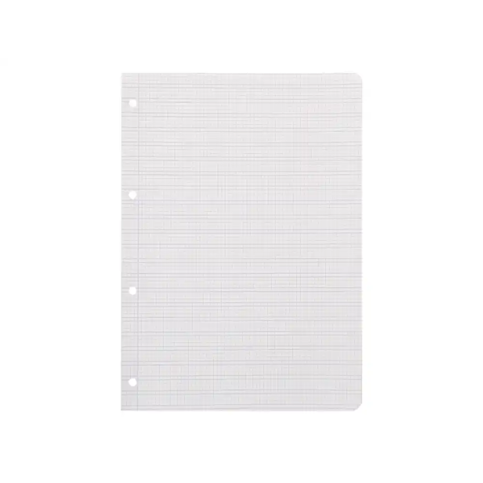 Liderpapel Recambio A4 Pautaguia 100 Hojas 75gr Cuadriculado Con Margen 4 Taladros 5