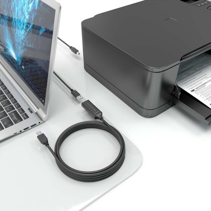 AISENS - CABLE USB 2.0 PROLONGADOR CON AMPLIFICADOR, TIPO A/M-A/H, NEGRO, 5.0M 2 AISENS - CABLE USB 2.0 PROLONGADOR CON AMPLIFICADOR, TIPO A/M-A/H, NEGRO, 5.0M 2