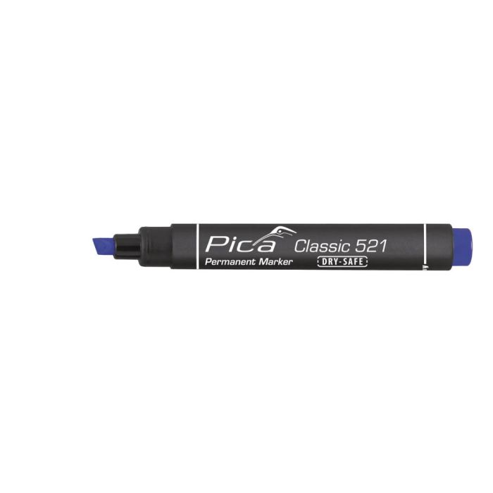 Marcador permanente tipo pincel azul 1 Marcador permanente tipo pincel azul 1