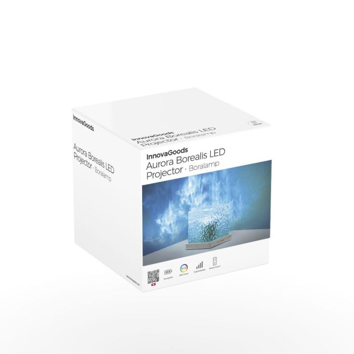 Proyector LED de Auroras Boreales Recargable Boralamp InnovaGoods 1 Proyector LED de Auroras Boreales Recargable Boralamp InnovaGoods 1