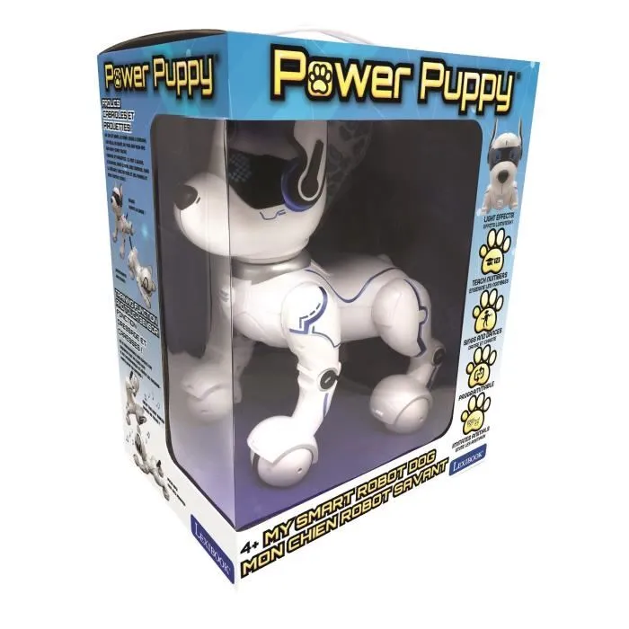 Lexibook Power Puppy - Mi perro robot inteligente, programable y táctil con control remoto, enseña números, baila y canta 4
