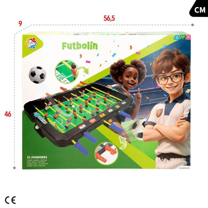 Futbolín de Sobremesa Colorbaby 45 x 8 x 55 cm (2 Unidades) 1